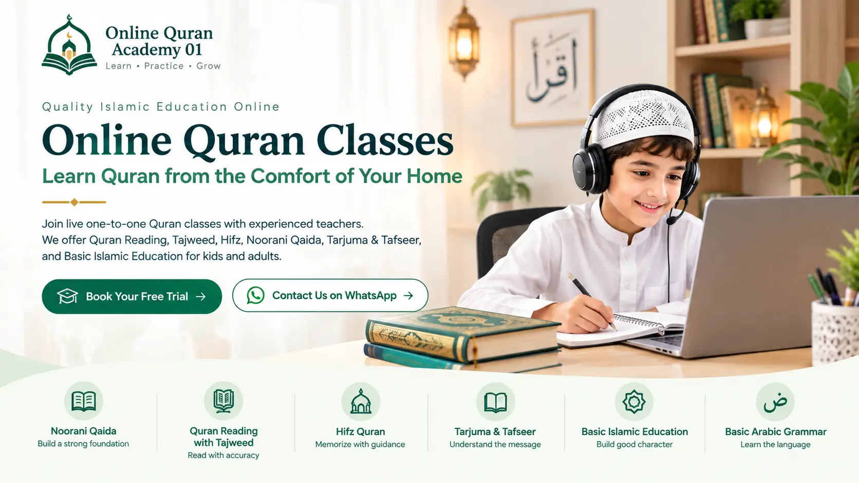 Online Quran Classes USA for kids and adults